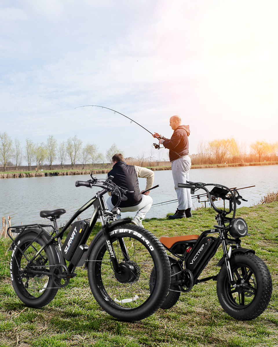 VICTRIP® Fat Tire Electric Bike Combo – Smart Choice, Double the Fun, Ride Beyond Expectations!