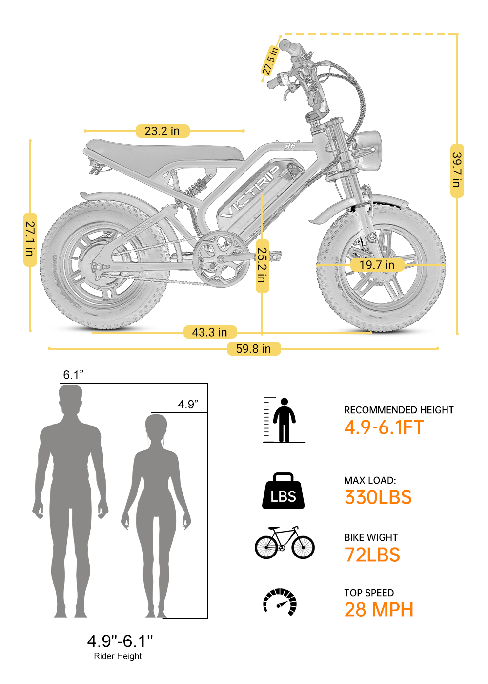electric bicycle frame Tracer Signature Pro 26" Chopper Cruiser Bike Matte Black Elevate your trail experience with the pinnacle of e Ebike Frame Size Guide: Find