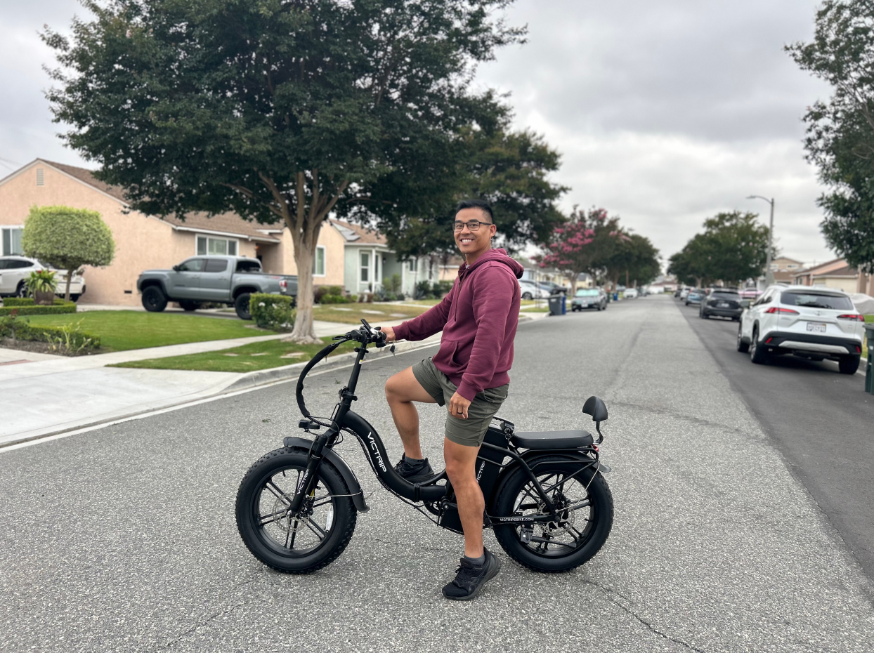 Folding Electric Bicycle Long Range | VICTRIP