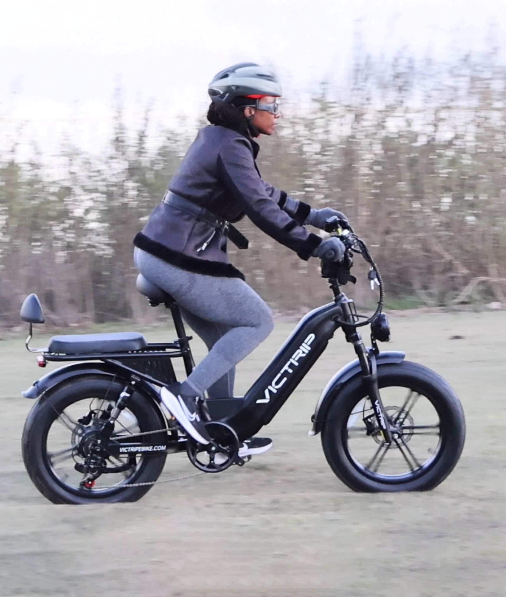 VICTRIP® Mimas Torque Sensor Step Thru Ebike