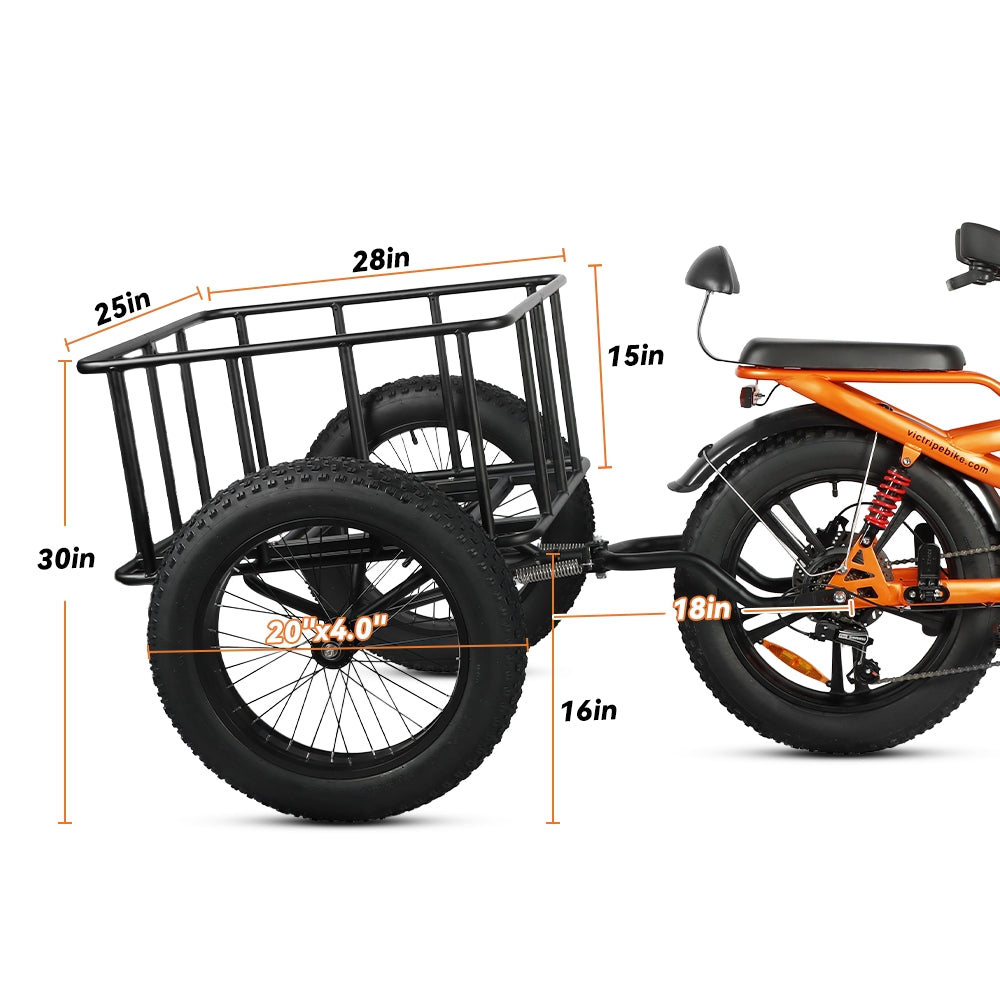 Trailer For E Bike 28 Inch | VICTRIP