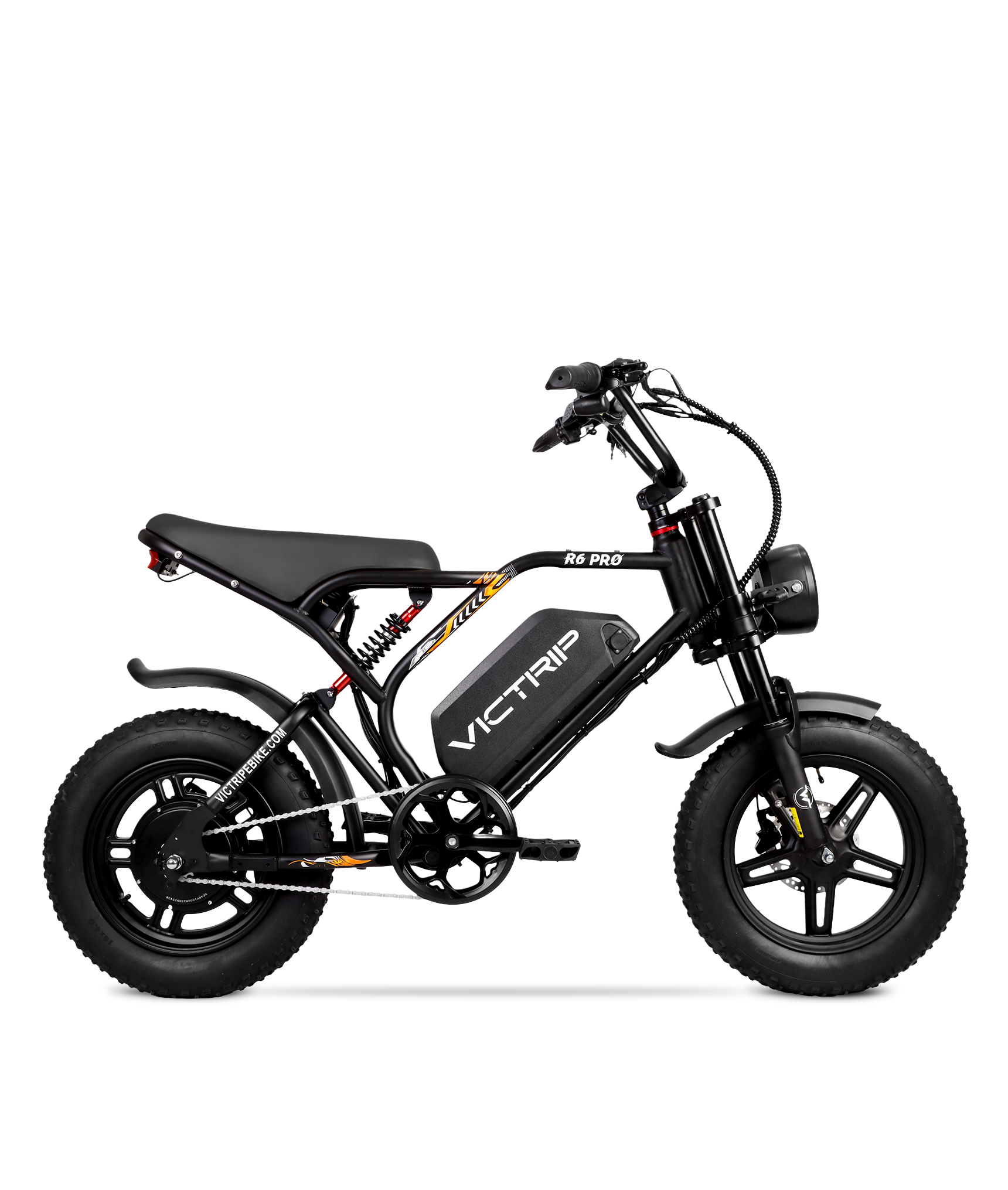 VICTRIP®R6 Pro - 1500W Full Suspension Moped Style EBike
