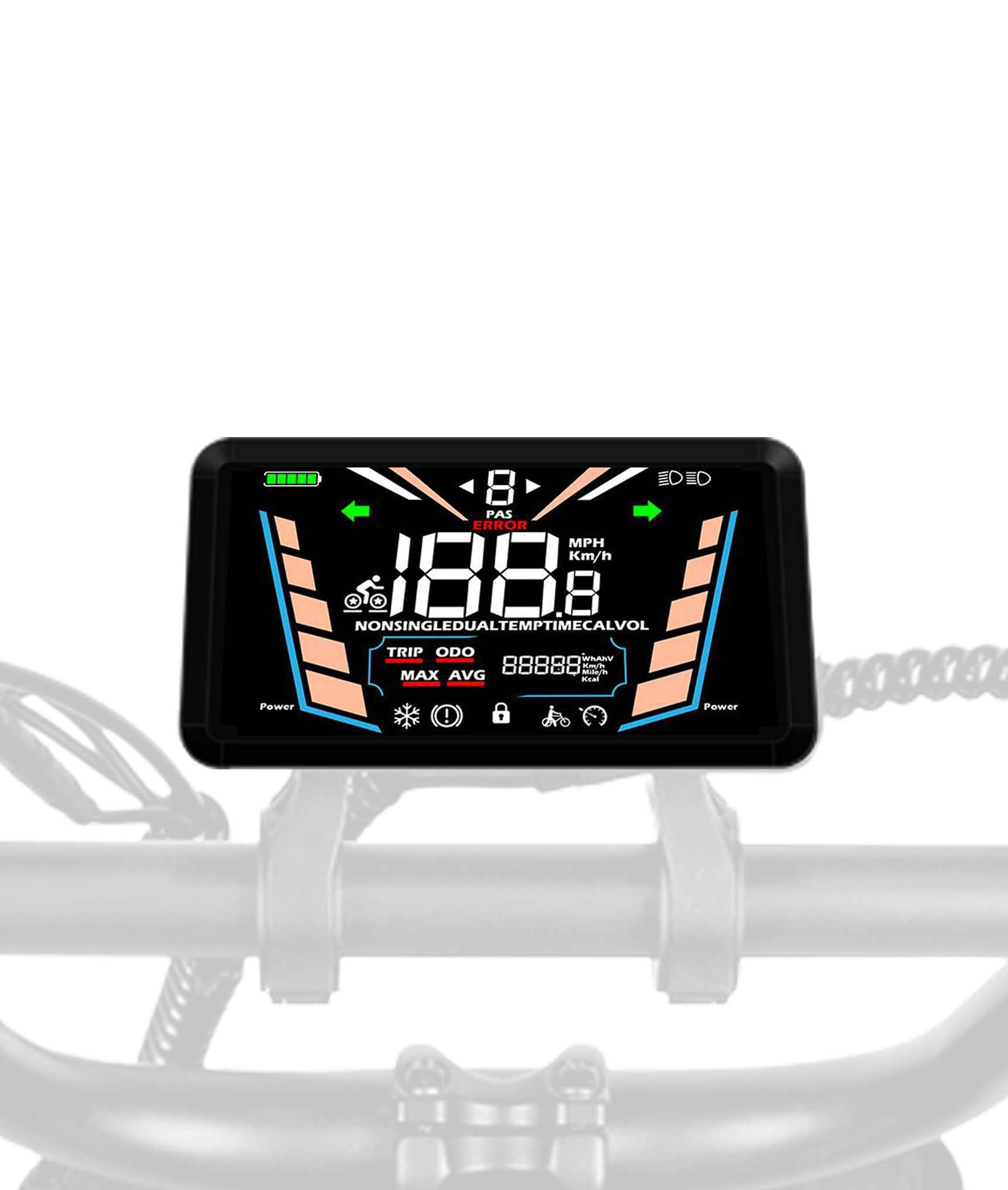 VICTRIP®R6 Pro - 1500W Full Suspension Moped Style EBike