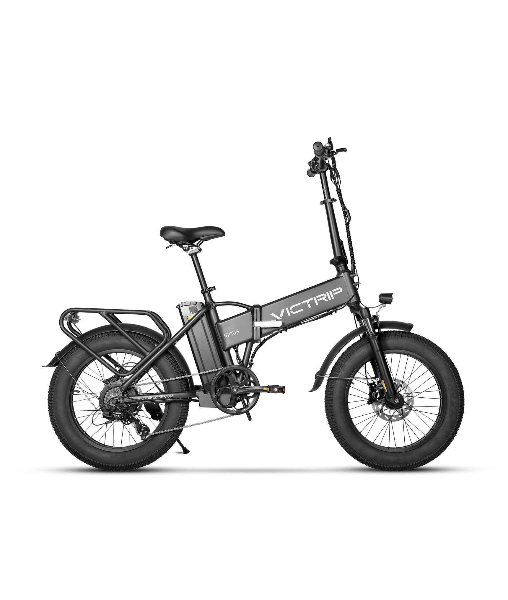 Black Electric Bike Foldable | VICTRIP