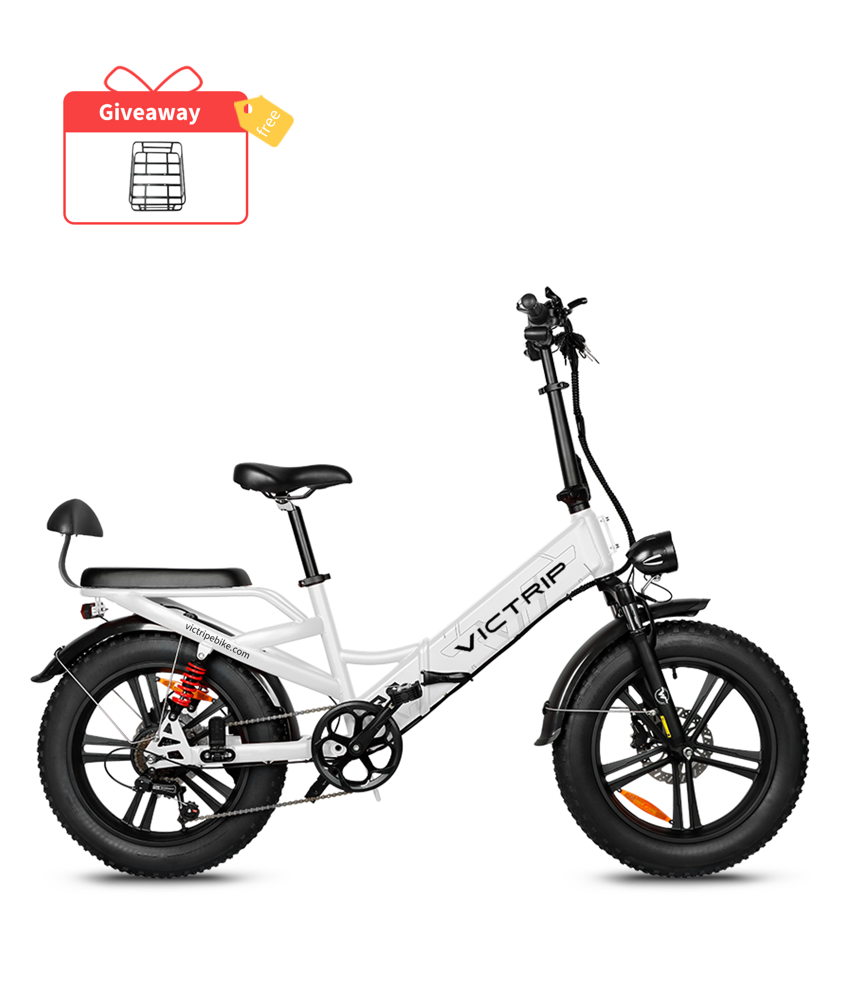 VICTRIP R5S Foldable Step Through Ebike Electric Cycle For Woman