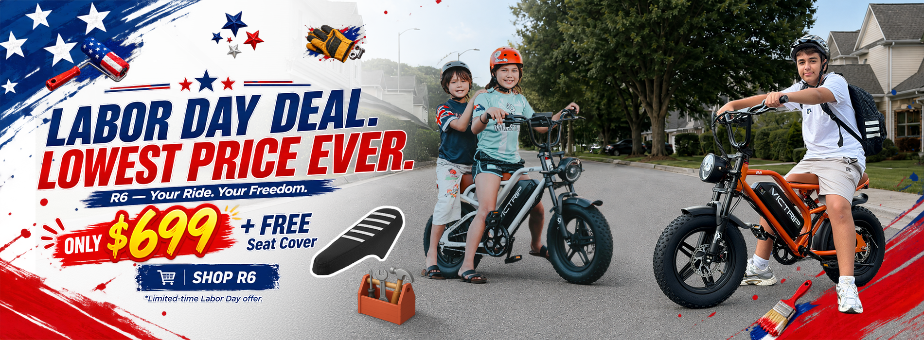 Cheapest E Cycle Fat Tire | VICTRIP