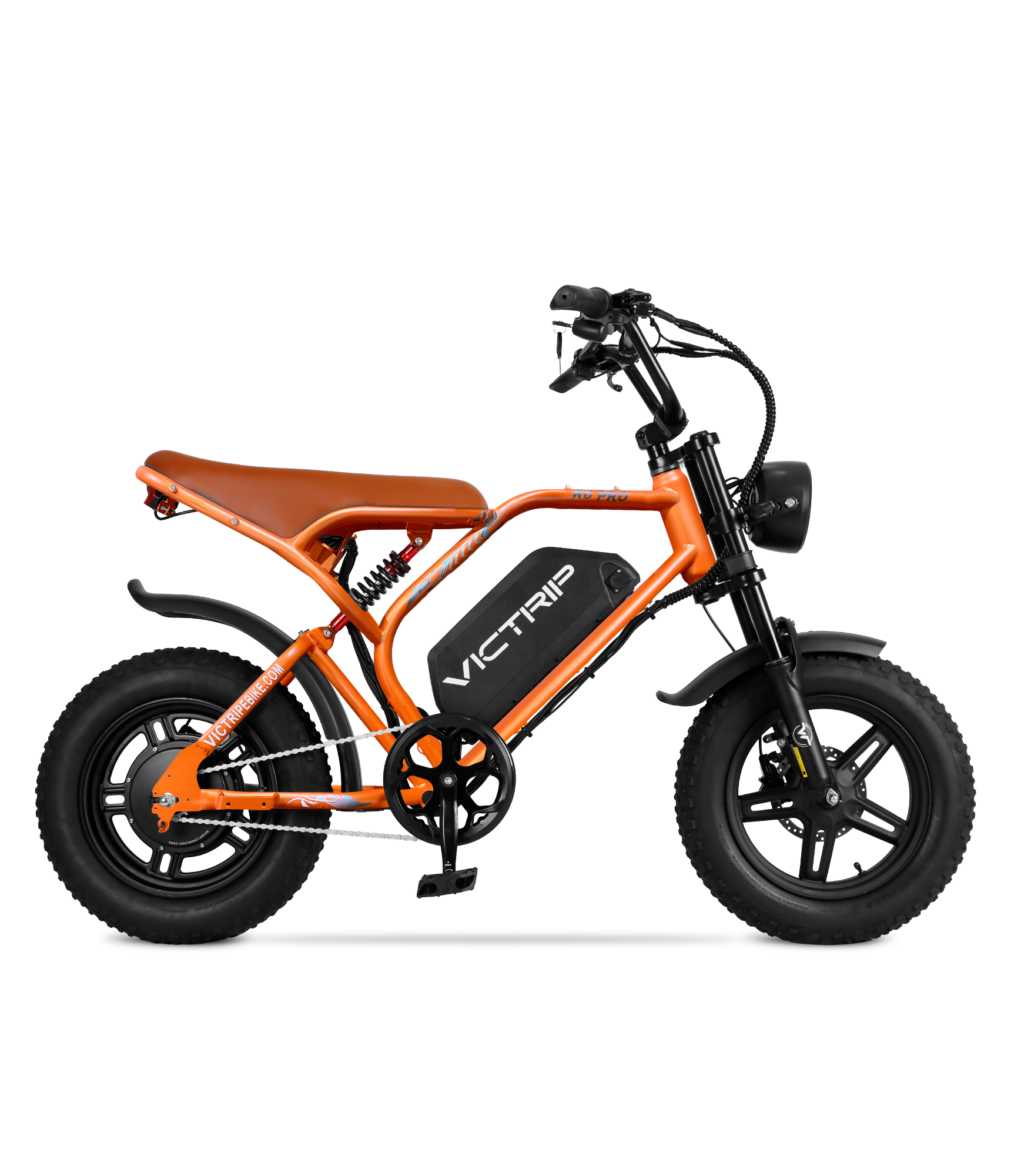 VICTRIP®R6 Pro - 1500W Full Suspension Moped Style EBike
