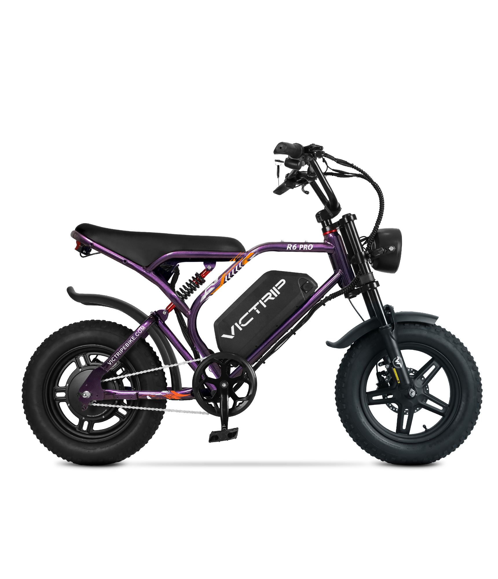 VICTRIP®R6 Pro - 1500W Full Suspension Moped Style EBike