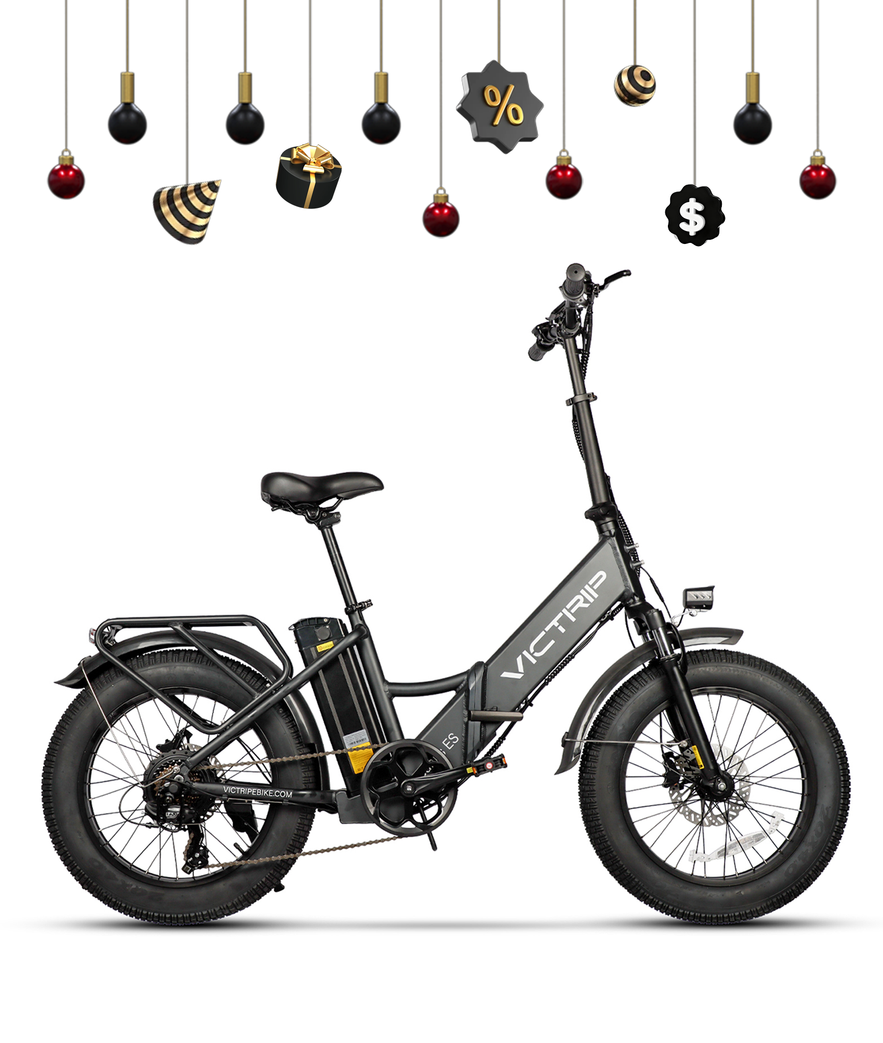 VICTRIP Janus Dual Battery Ebike 750W Electric Bike for Commuting