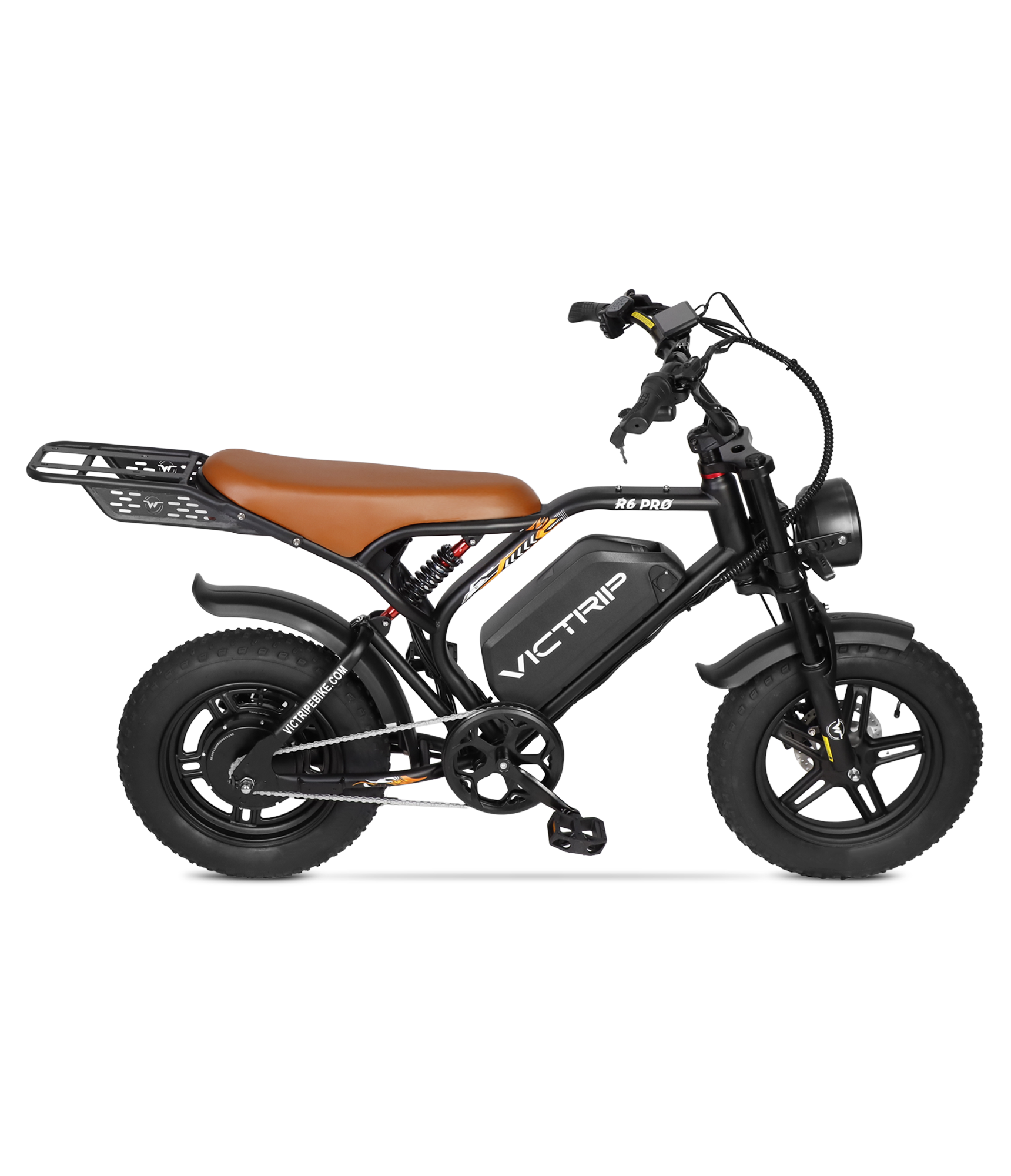 VICTRIP®R6 Pro - 1500W Full Suspension Moped Style EBike
