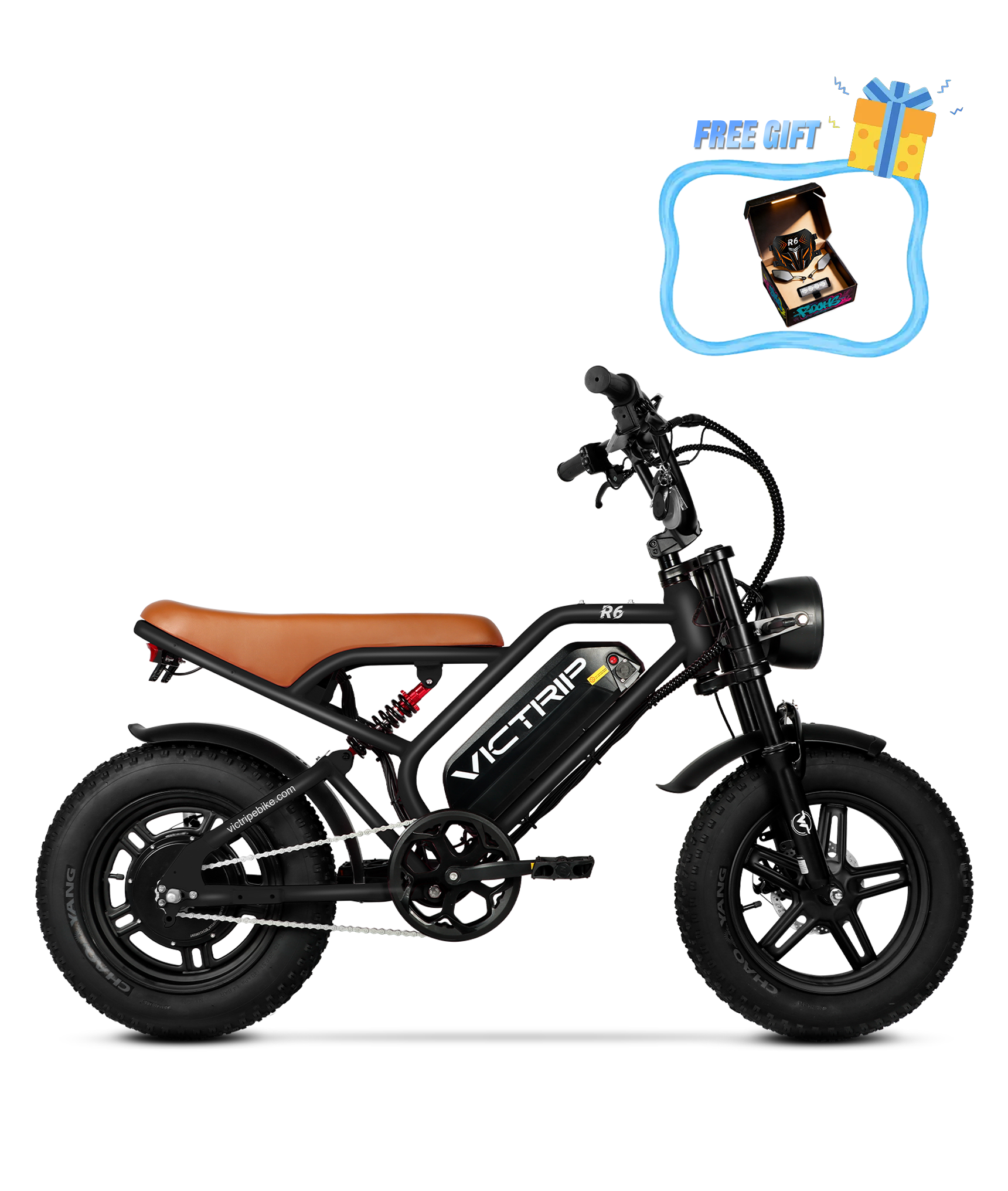 VICTRIP ®R6 Off Road Electric Bike For Teens