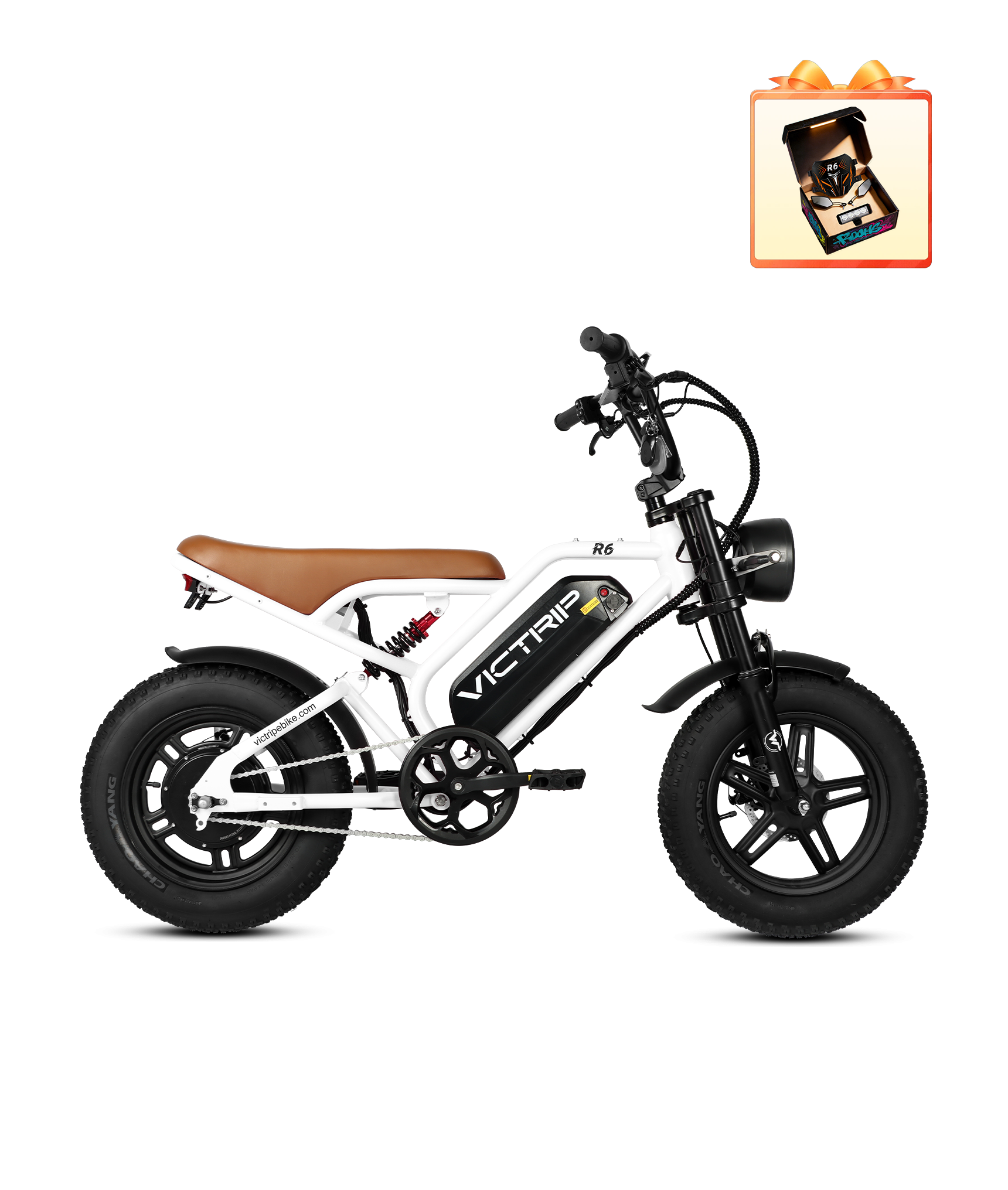 Full Suspension Electric Moped Bike | VICTRIP