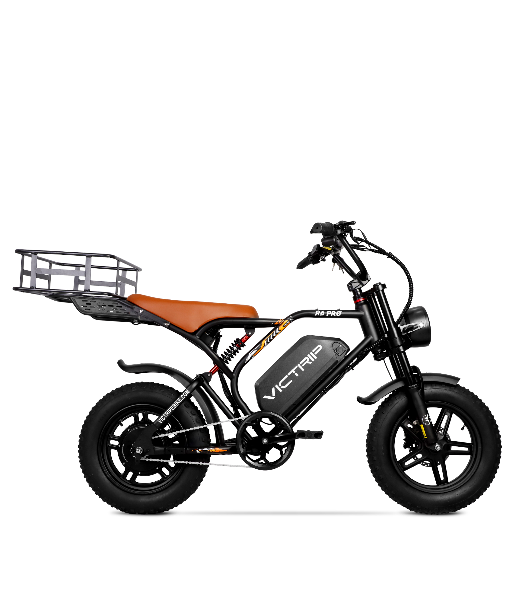 VICTRIP®R6 Pro - 1500W Full Suspension Moped Style EBike