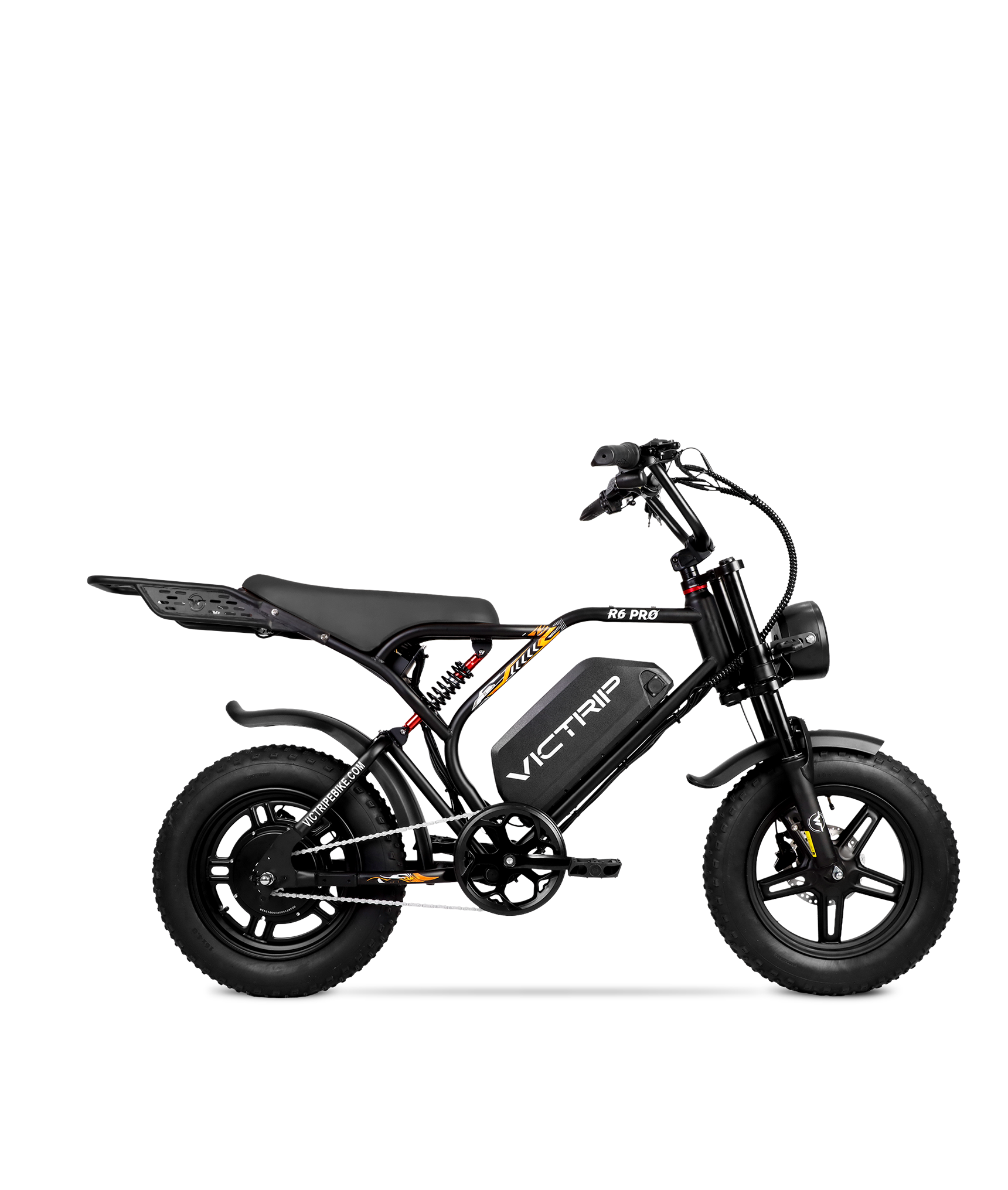 VICTRIP®R6 Pro - 1500W Full Suspension Moped Style EBike