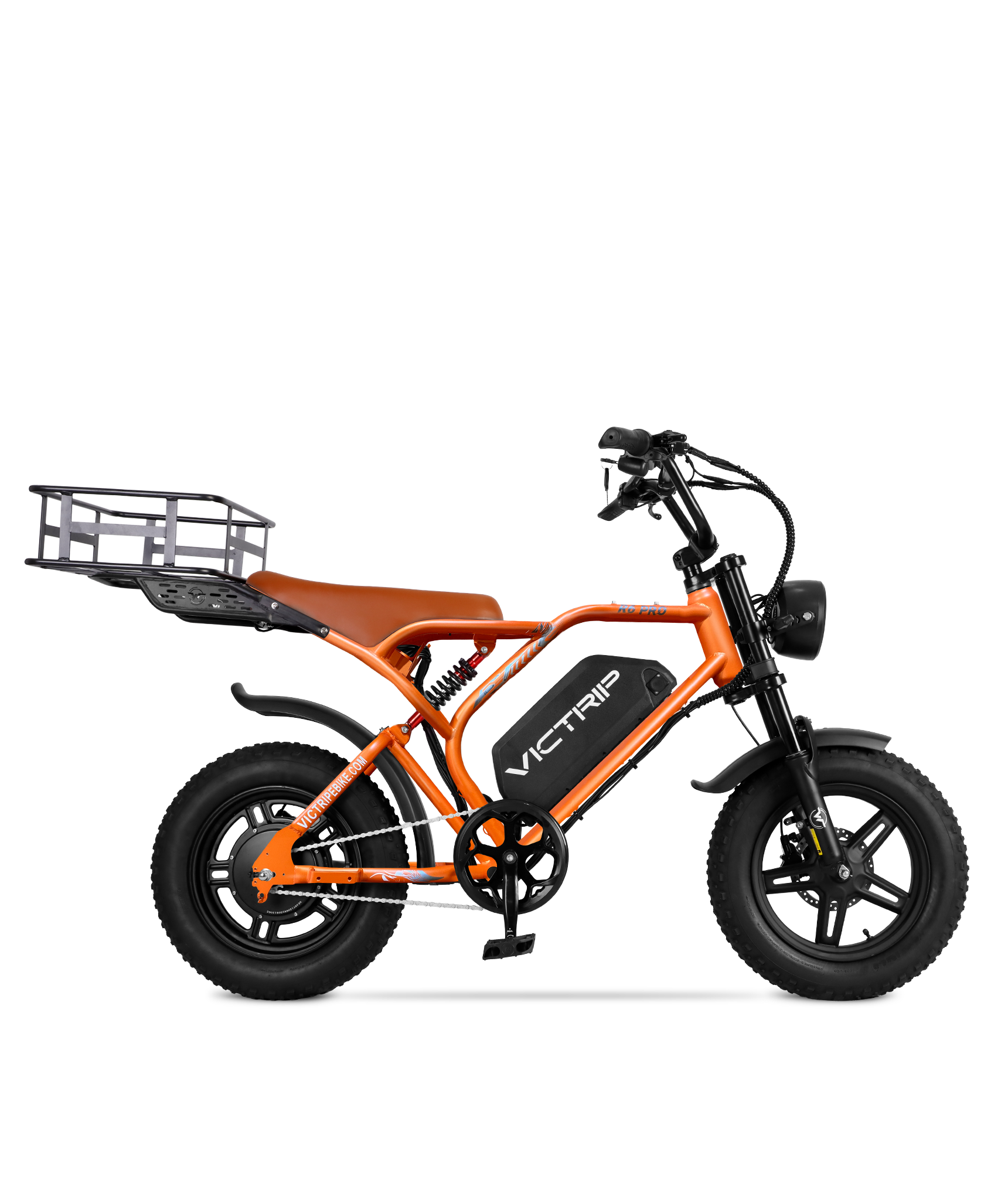VICTRIP®R6 Pro - 1500W Full Suspension Moped Style EBike