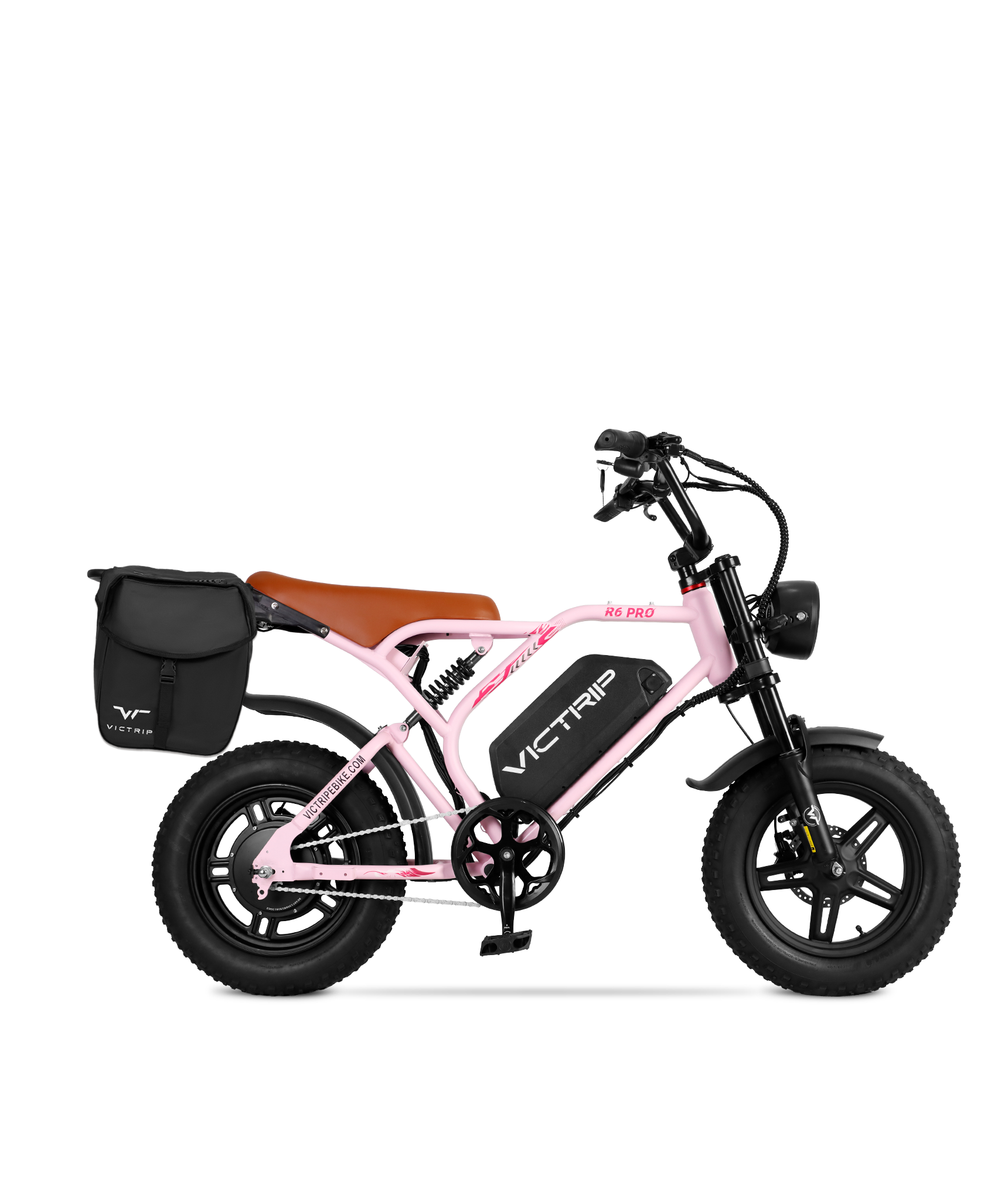 VICTRIP®R6 Pro - 1500W Full Suspension Moped Style EBike