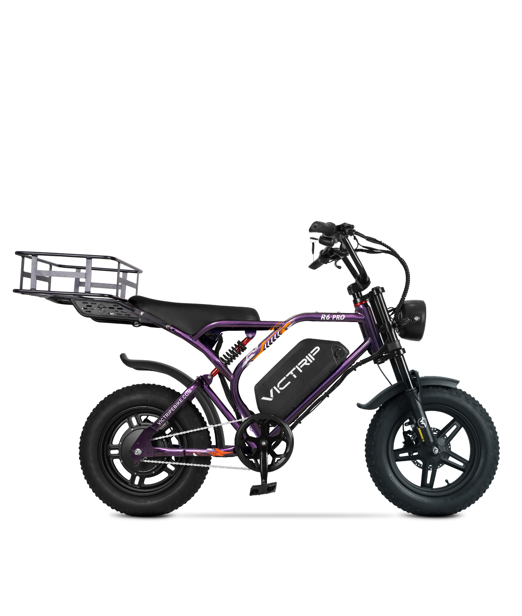 VICTRIP®R6 Pro - 1500W Full Suspension Moped Style EBike
