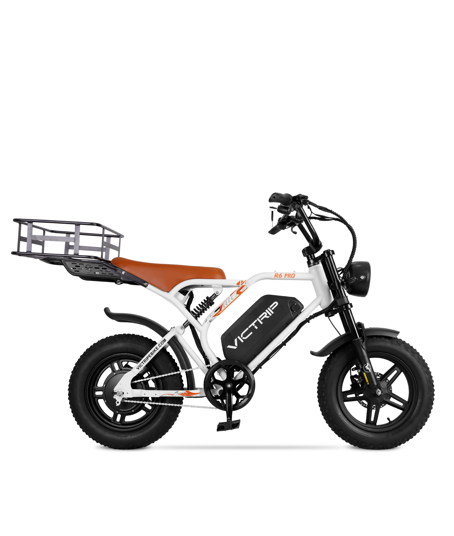 VICTRIP®R6 Pro - 1500W Full Suspension Moped Style EBike