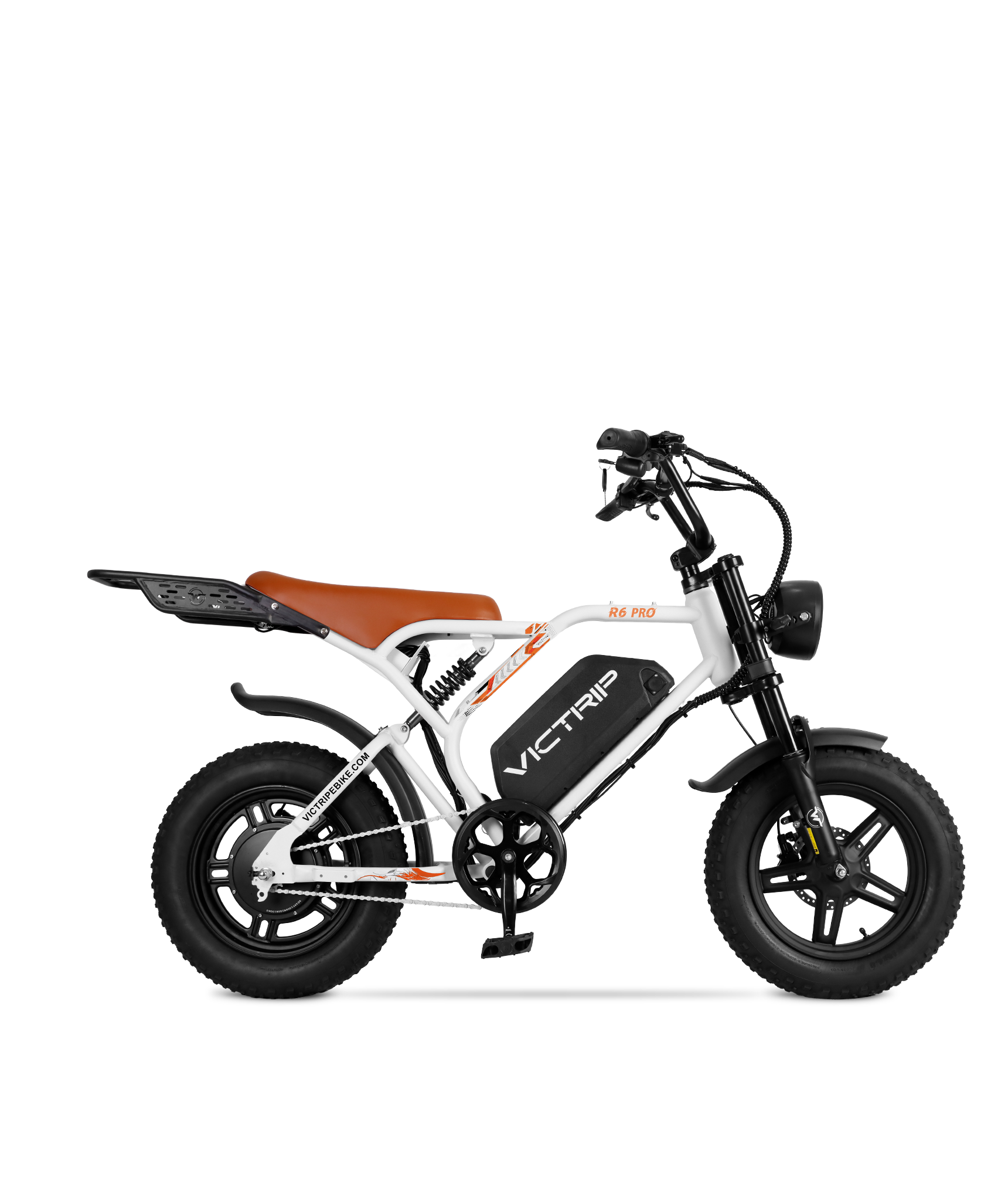 VICTRIP®R6 Pro - 1500W Full Suspension Moped Style EBike