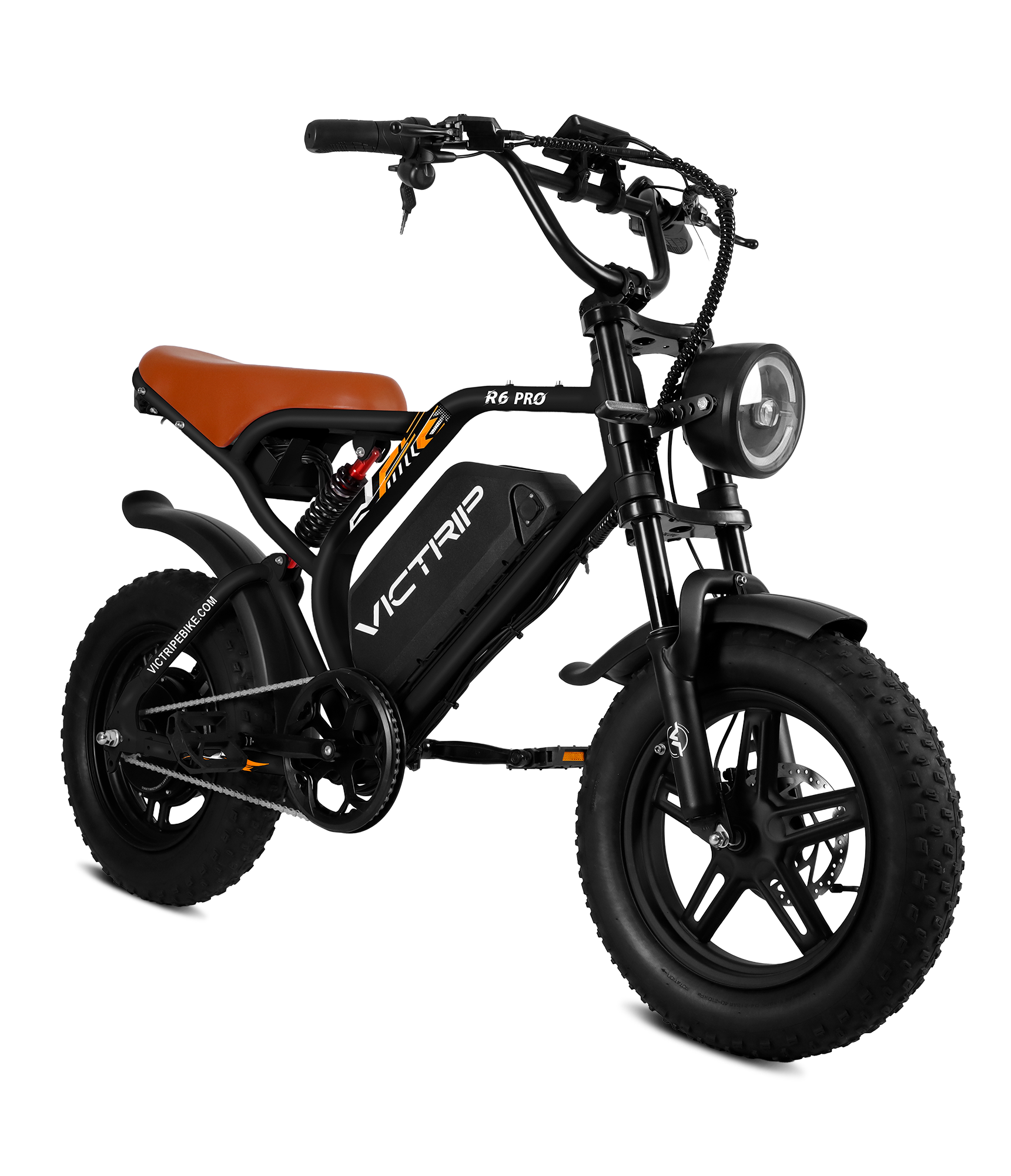 Black Electric Bike All Terrain |victrip