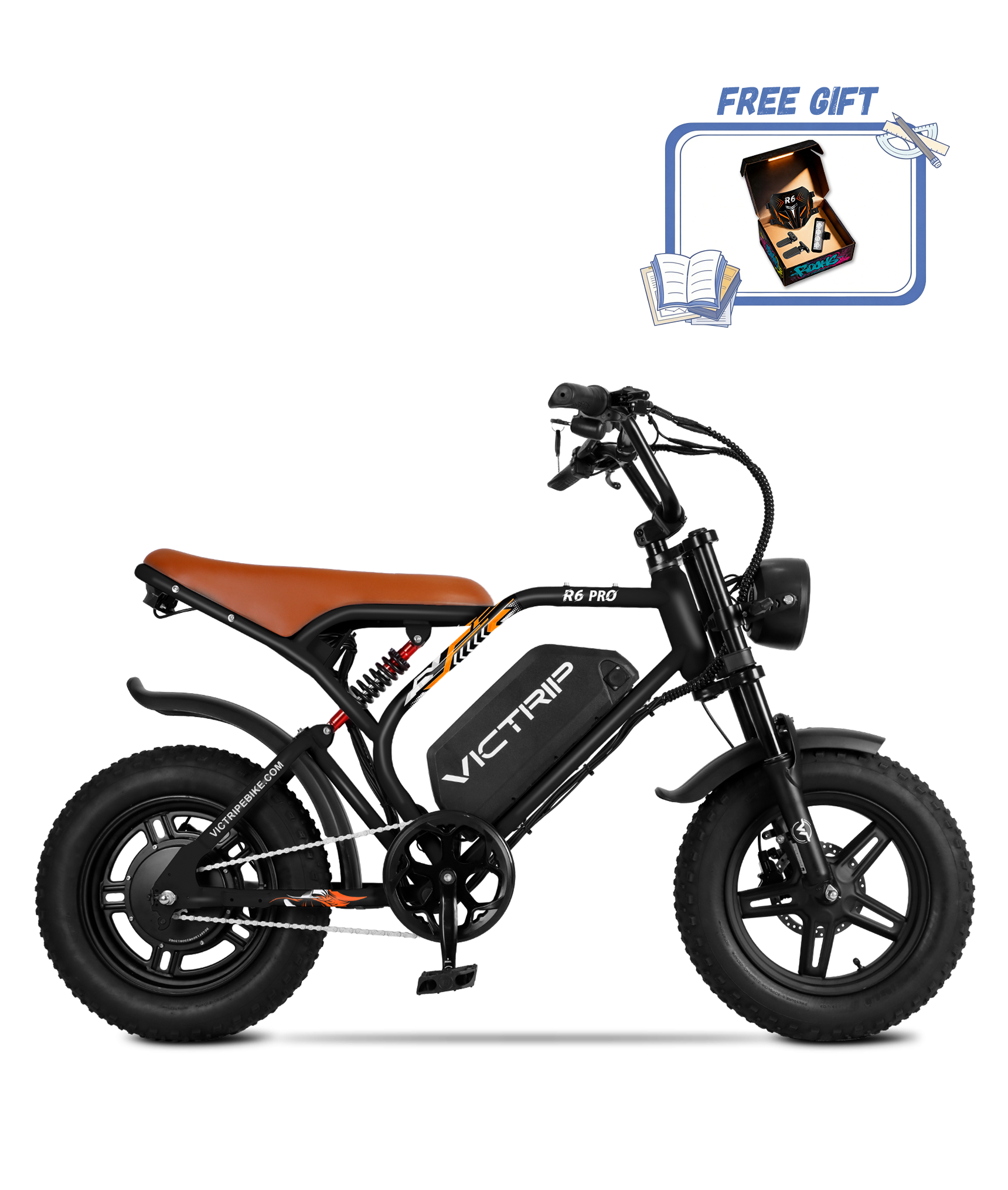 electric bicycle moped Heybike Saturn Style Ebike This Turbo Moped 20 x 4.0 Fat Tires