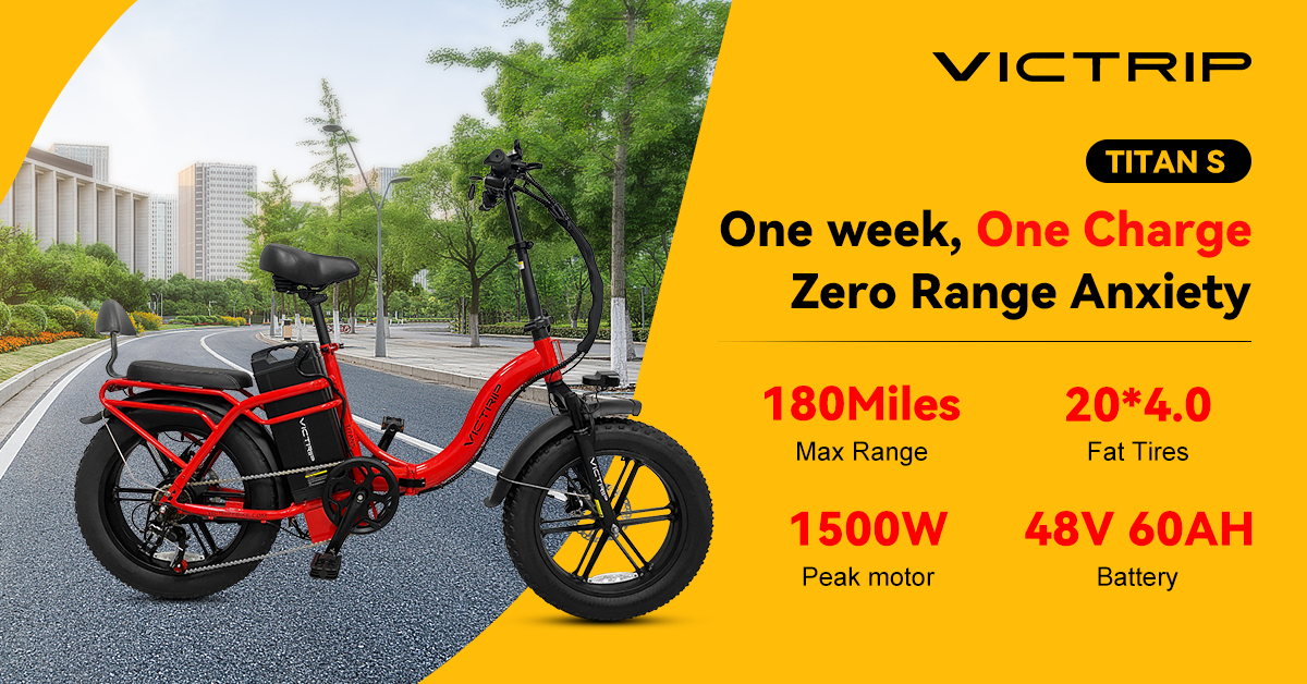 Red Electric Bike For Adults​ | VICTRIP