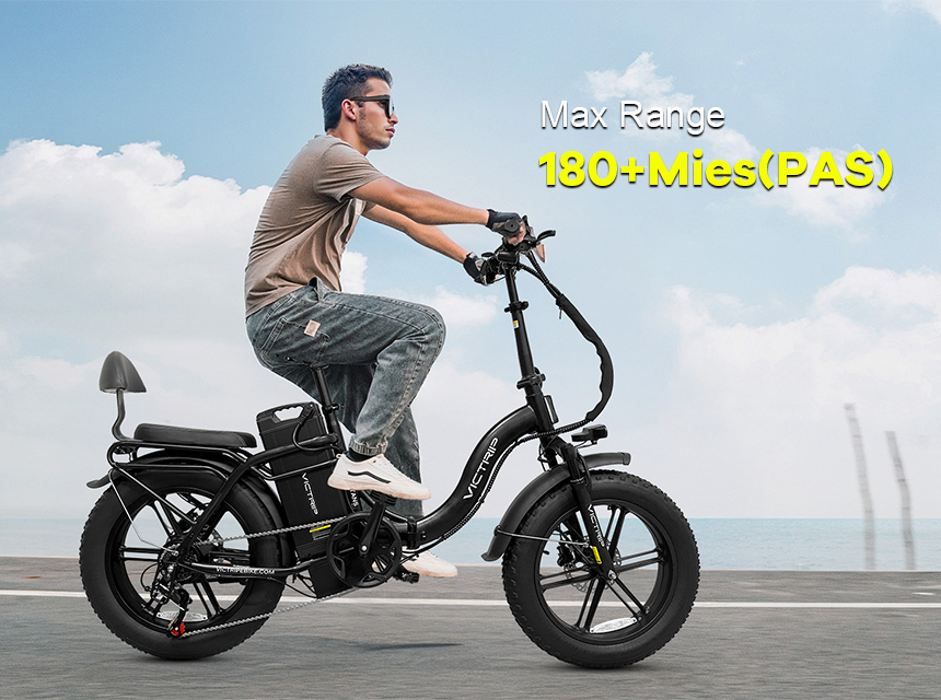 Adult electric bicycle with a range of 180 miles | Victrip
