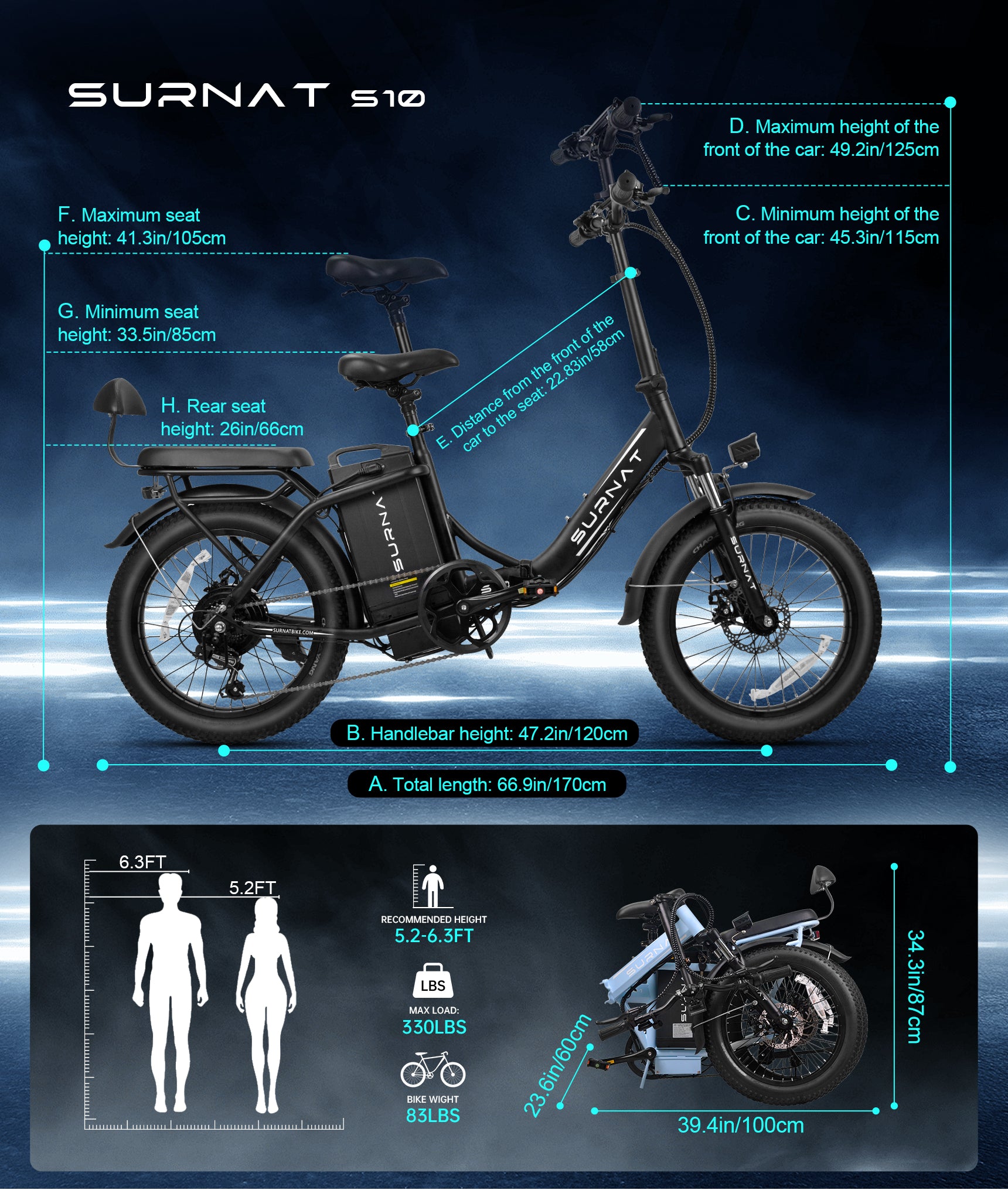 VICTRIP®SURNAT S10&S10-1 Ebike