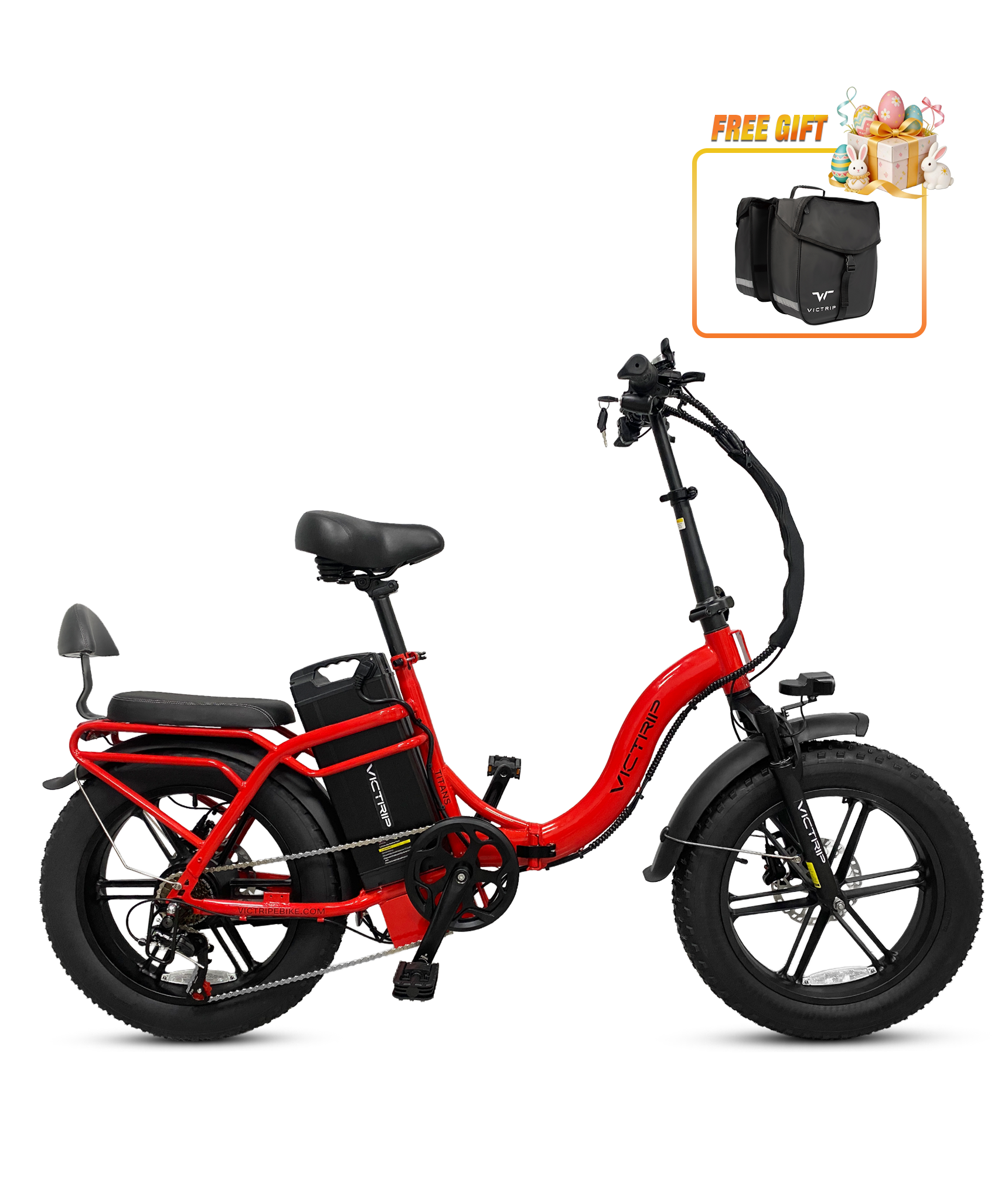 VICTRIP® TITAN S 1000W Long Range Ebike