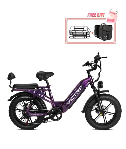 VICTRIP® Mimas Torque Sensor Step Thru Ebike