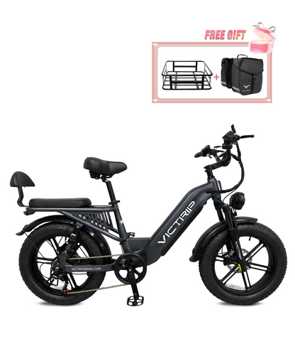 VICTRIP® Mimas Torque Sensor Step Thru Ebike