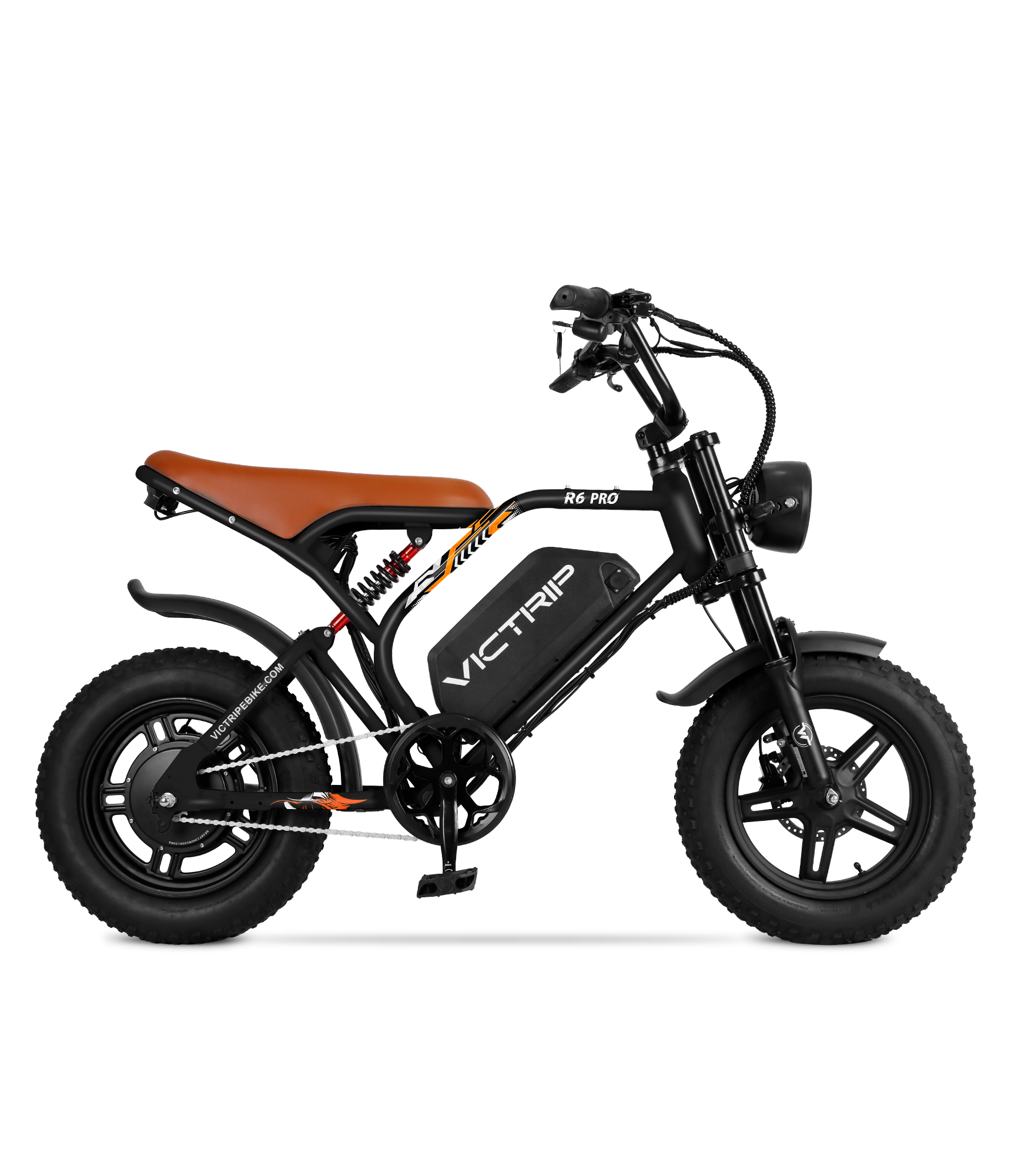 VICTRIP®R6 Pro - 1500W Full Suspension Moped Style EBike