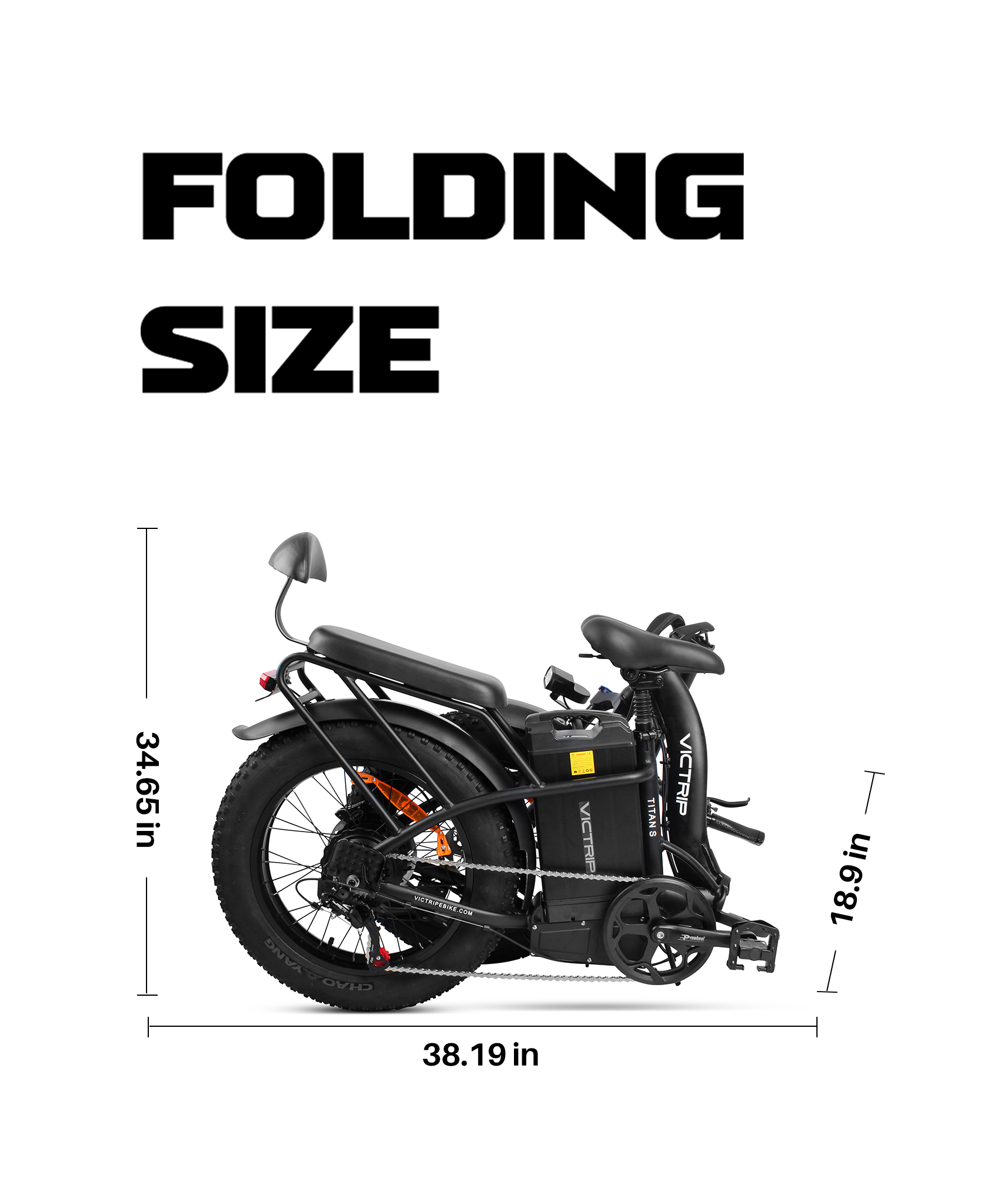 Folding Ebike Long Range | VICTRIP