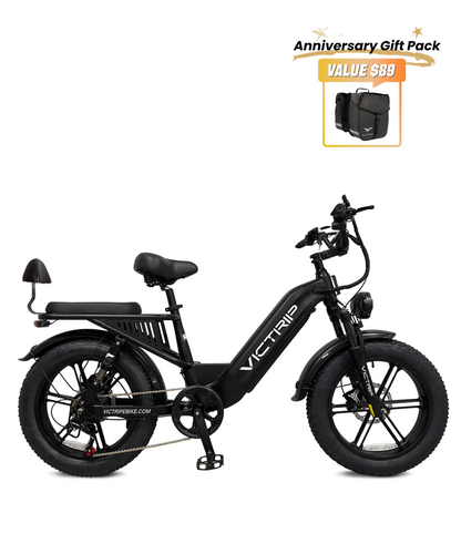 VICTRIP® Mimas Torque Sensor Step Thru Ebike