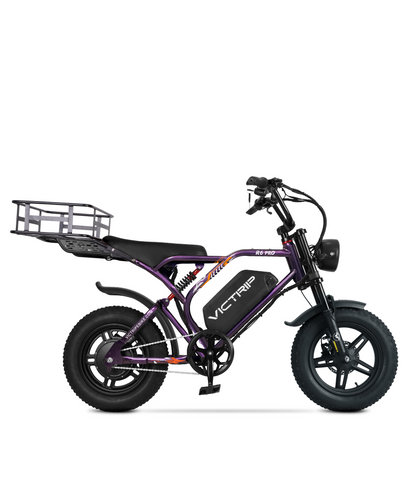 VICTRIP®R6 Pro - 1500W Full Suspension Moped Style EBike