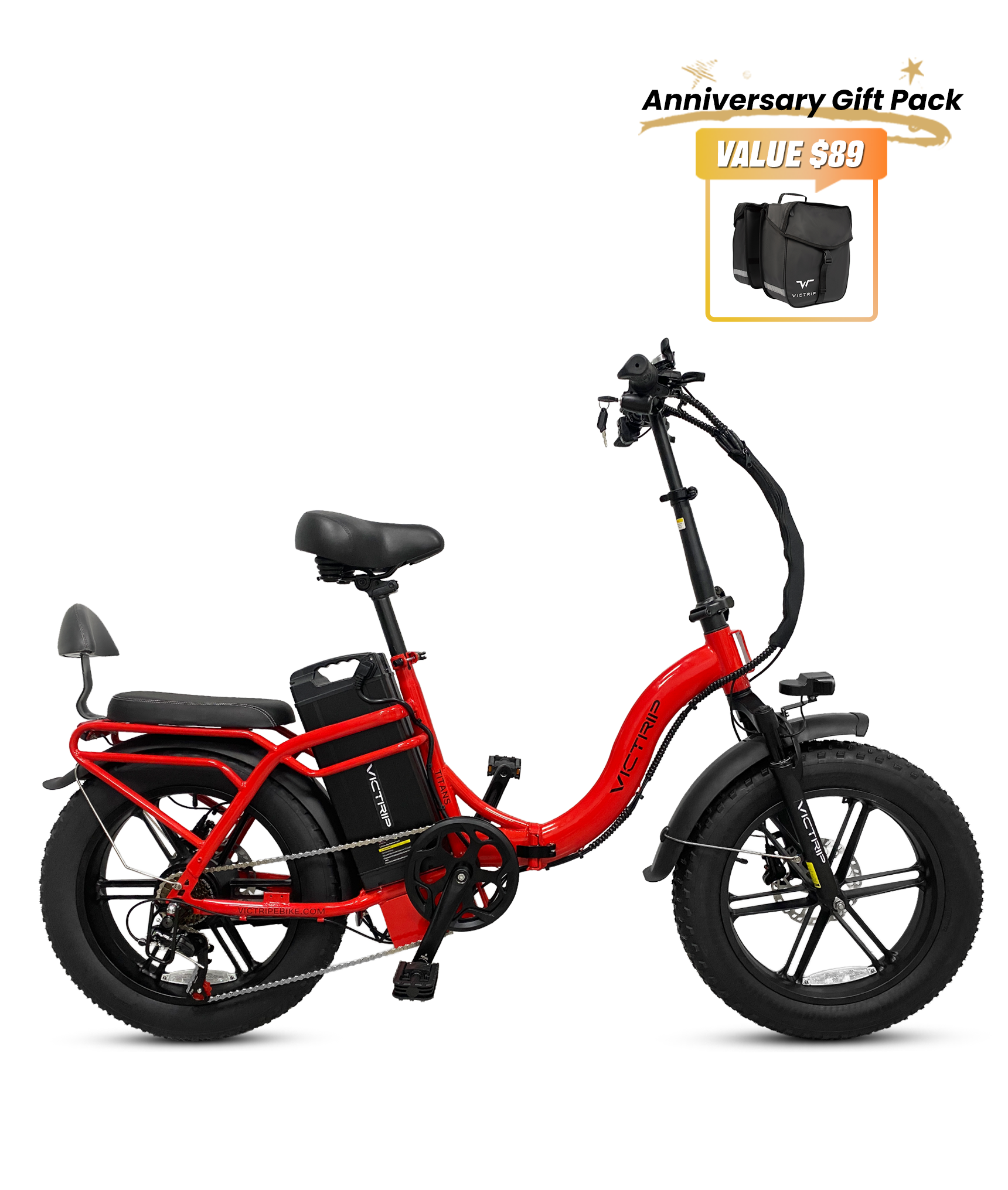 VICTRIP® TITAN S 1000W Long Range Ebike