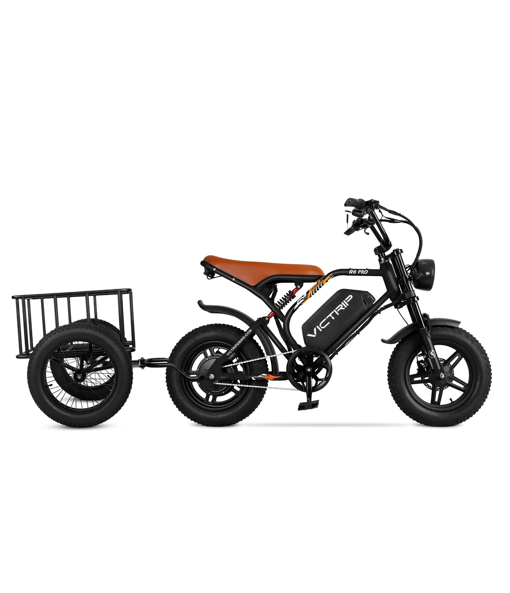 VICTRIP®R6 Pro - 1500W Full Suspension Moped Style EBike