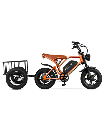 VICTRIP®R6 Pro - 1500W Full Suspension Moped Style EBike