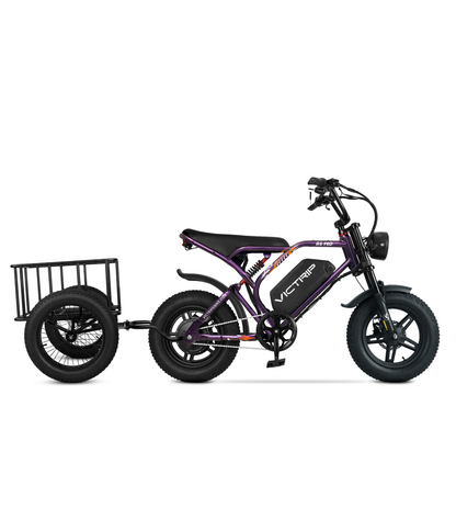 VICTRIP®R6 Pro - 1500W Full Suspension Moped Style EBike