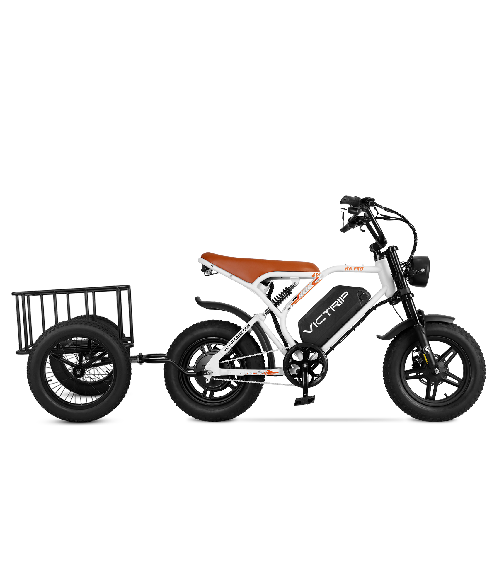 VICTRIP®R6 Pro - 1500W Full Suspension Moped Style EBike